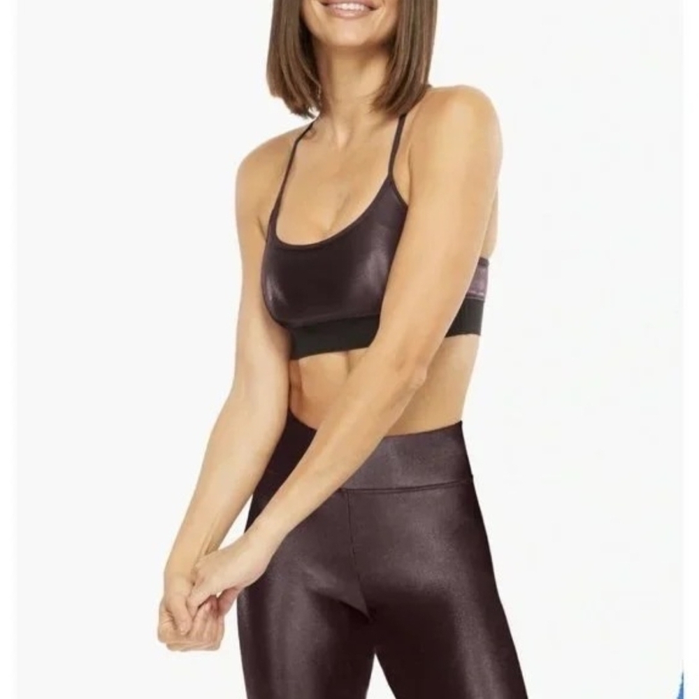 Koral Sweeper Versatility Sports Bra Small Bordeaux